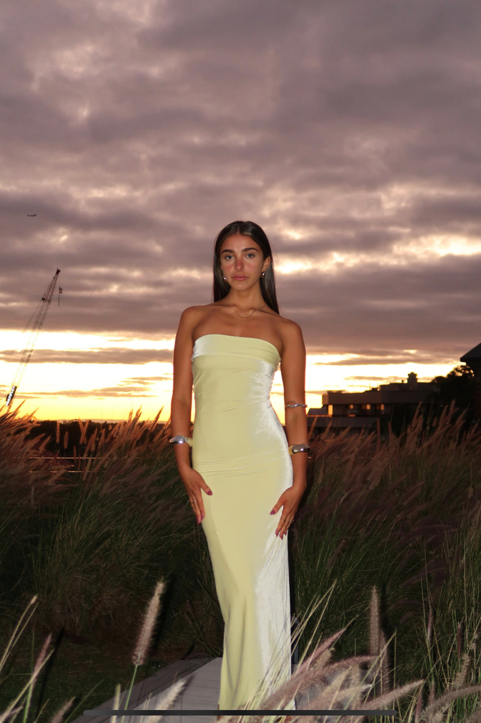 LEMON CAMRYN MAXI DRESS - 7th & YORK
