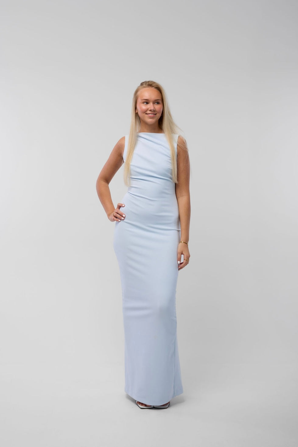 Verona Gown Ice Blue - Effie Kats