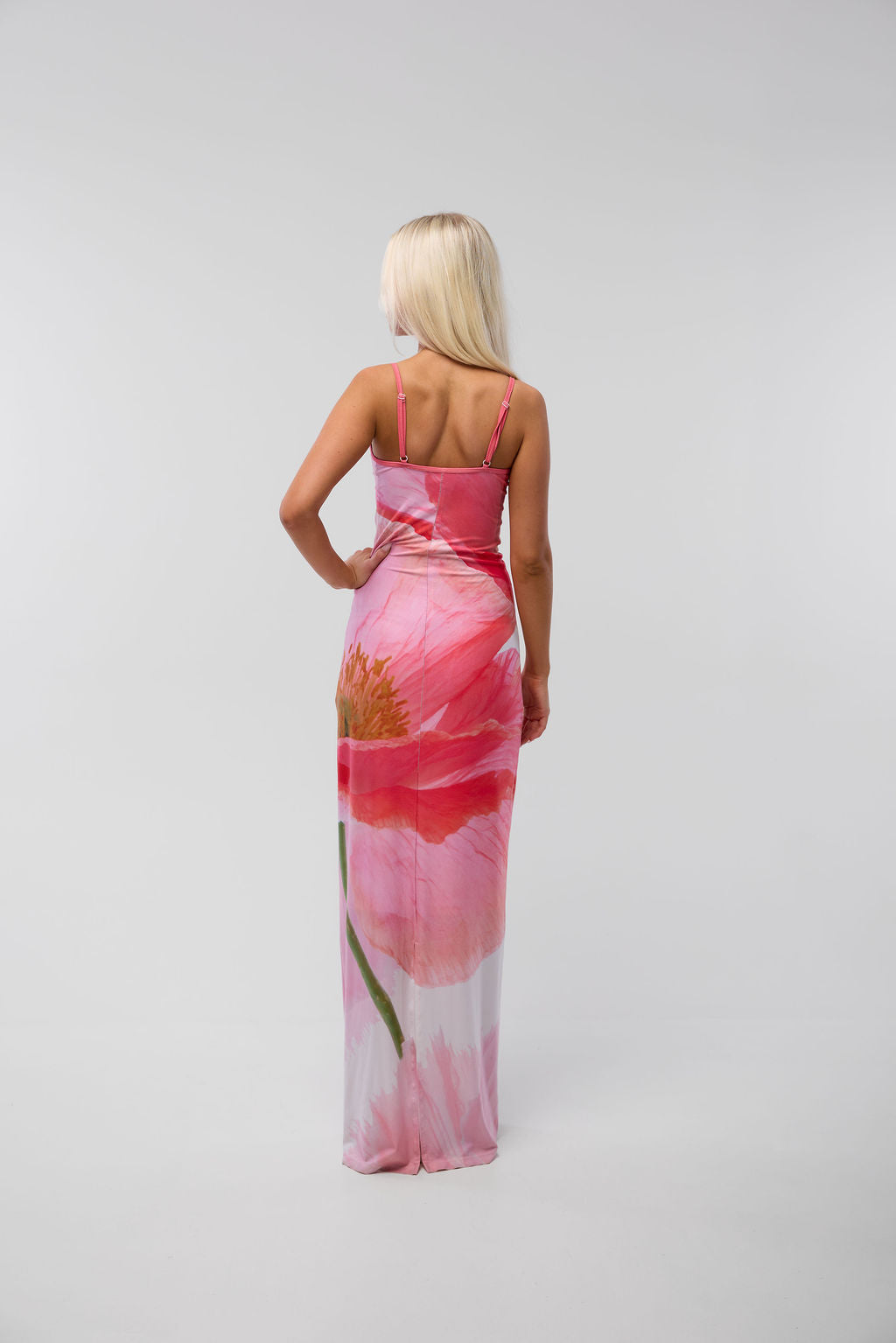 Pink Safari Slip Dress - With Harper Lu