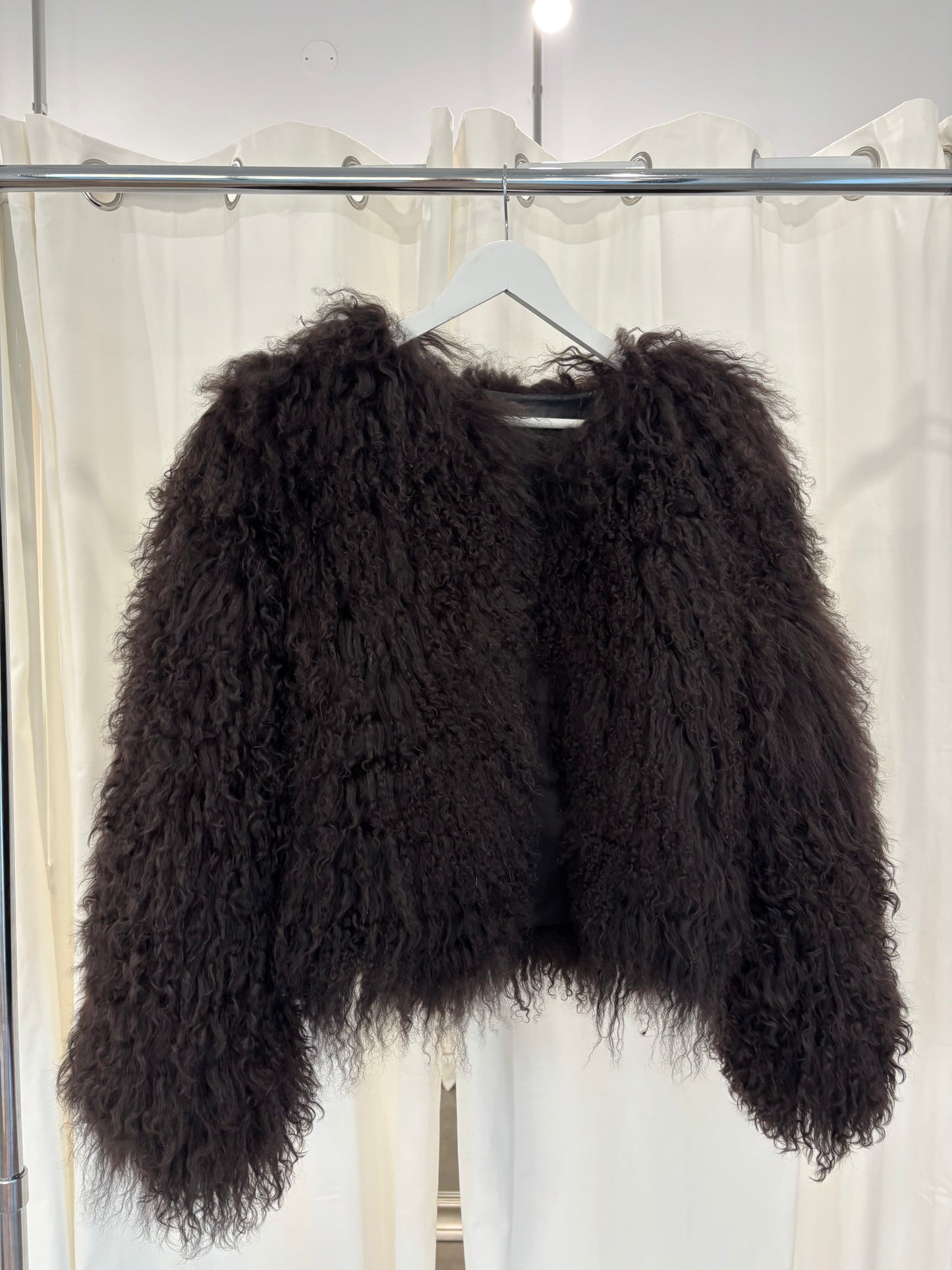 Brúnn pels - Mongolian lamb