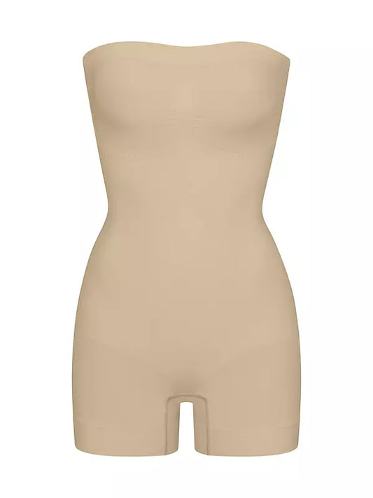 SKIMS - SEAMLESS SCULPT STRAPLESS SHORTIE BODYSUIT