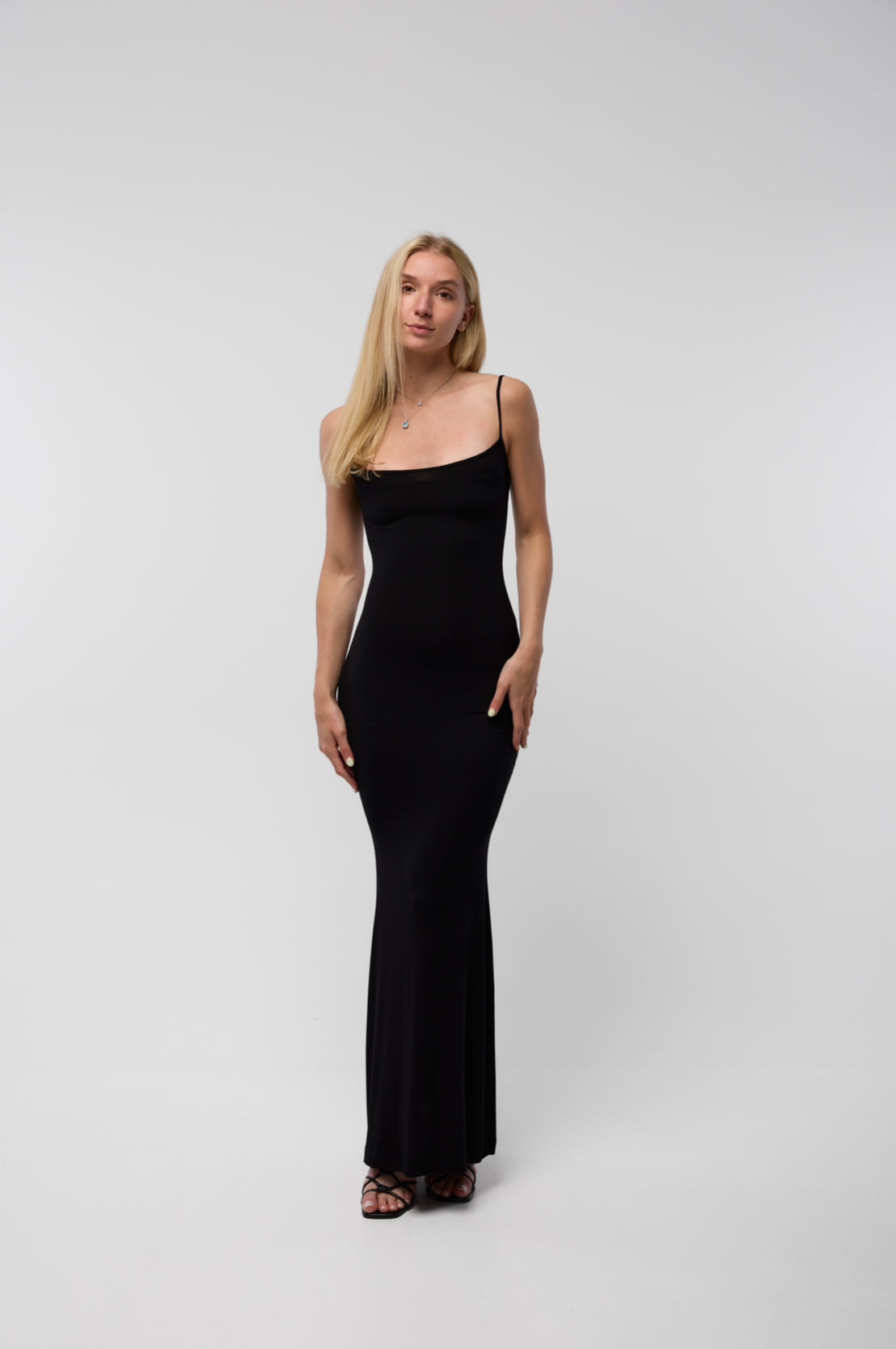 Soft lounge long slip dress