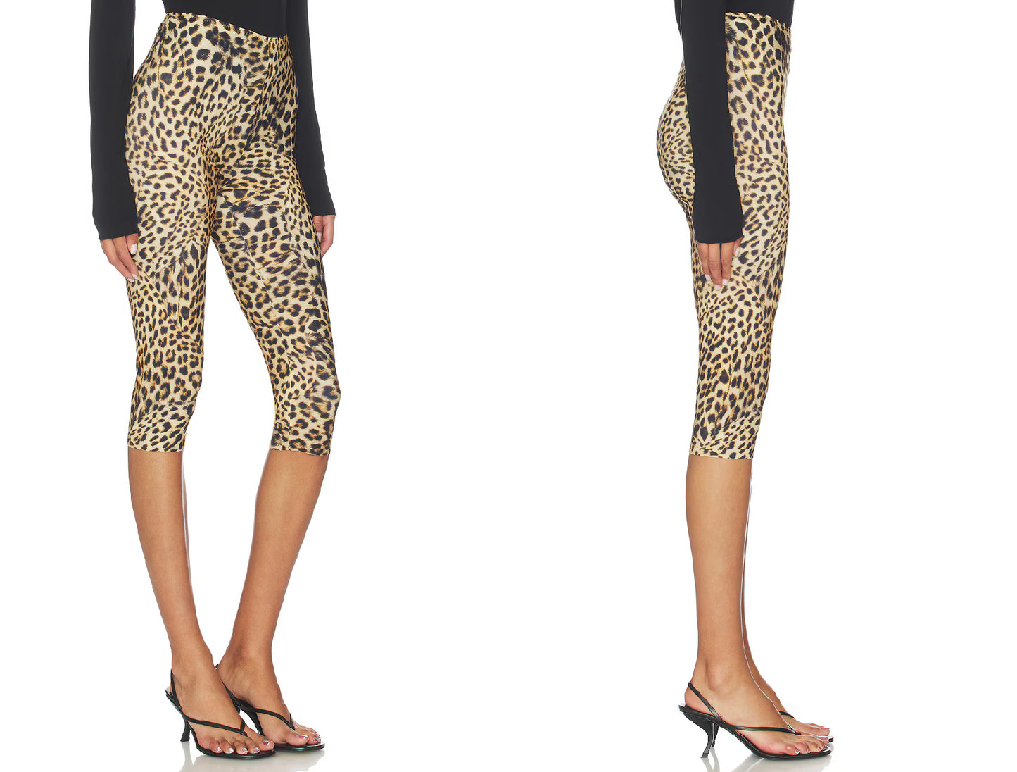 Leopard Capri - Norma Kamali