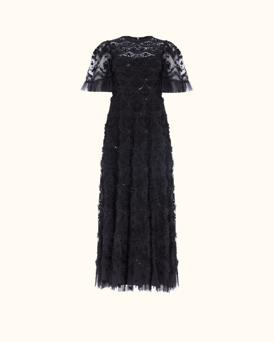 Lily Bloom Black - Needle & Thread